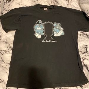 Vintage ‘01 The Simpsons i see dumb people L